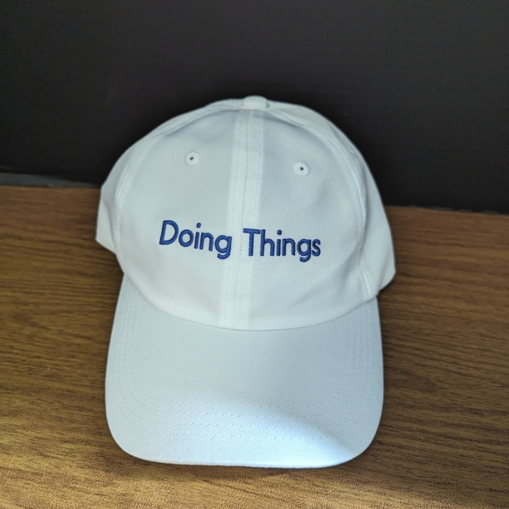Disney x Outdoor Voices, Goofy 'Doing Things' Adjustable Baseball Cap